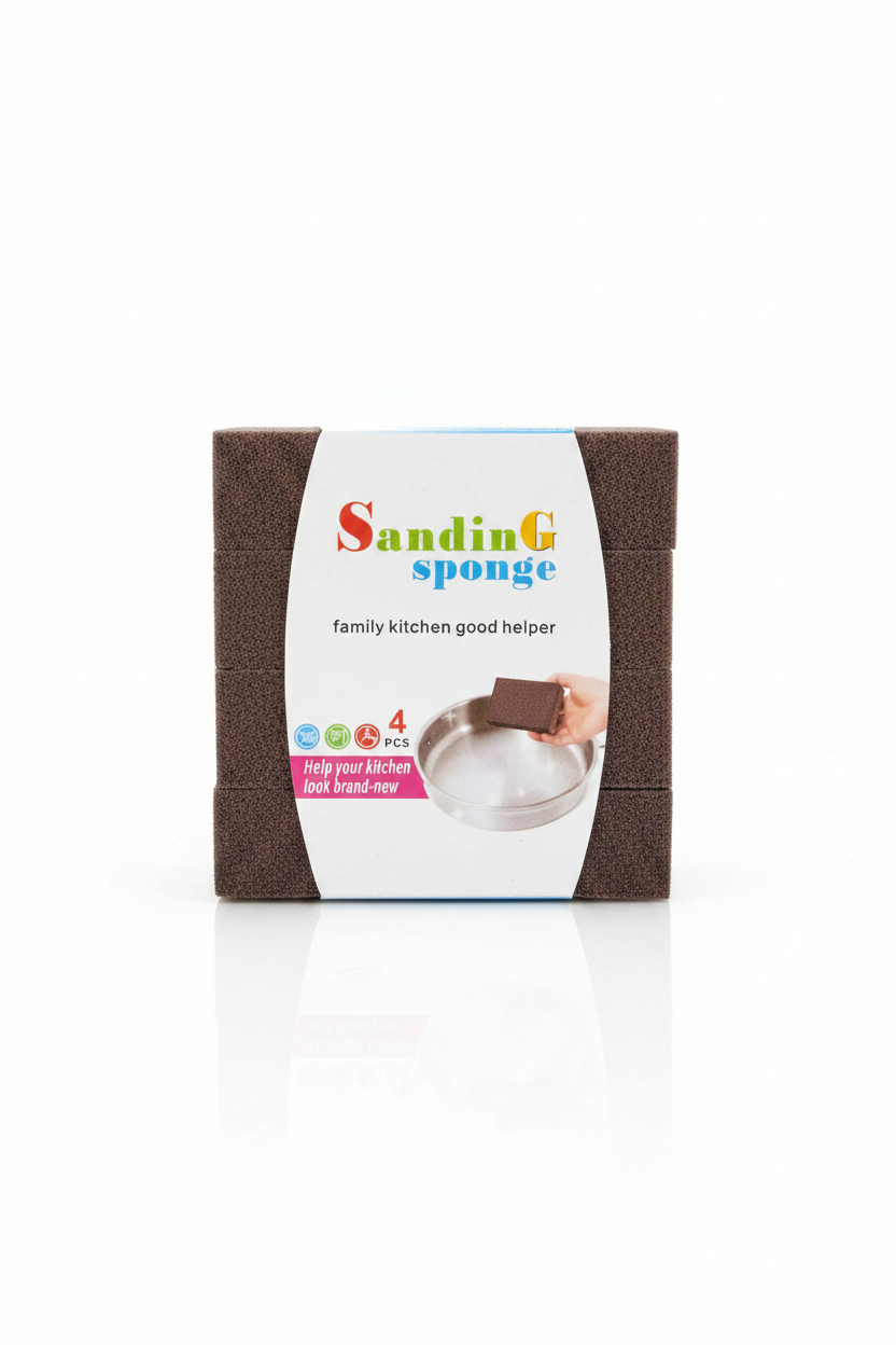 Sfungjer Abraziv Kuzhine Sanding Sponge 4 copë