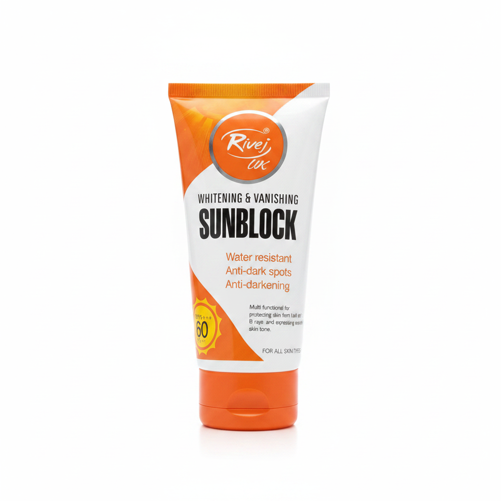 Sunblock Whitening & Vanishing SPF 60 Krem Dielli