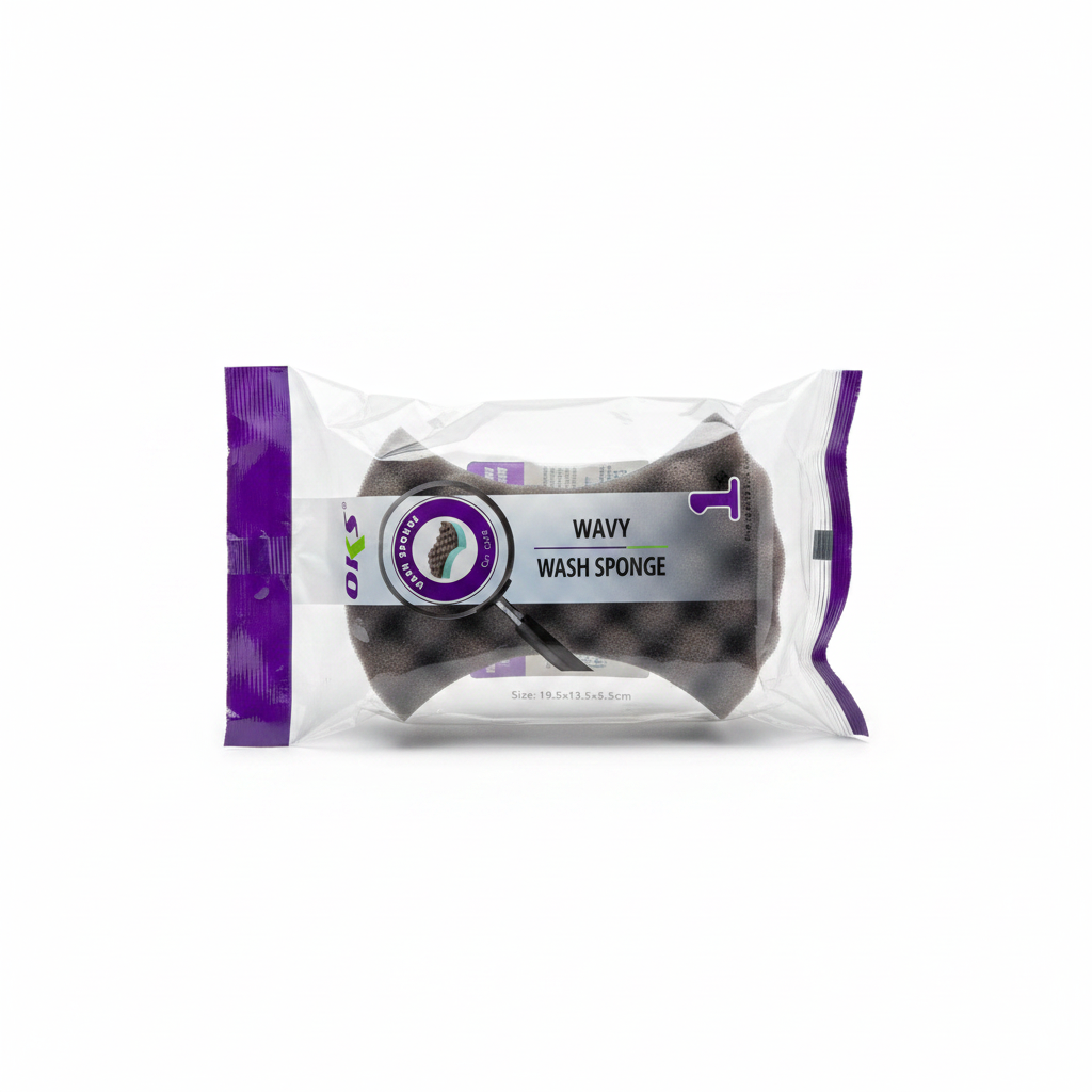 Wavy Wash Sponge - Sfungjer Larjeje Makine
