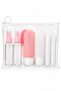 Set Shishesh Udhetimi me Cante PVC 6 Cope