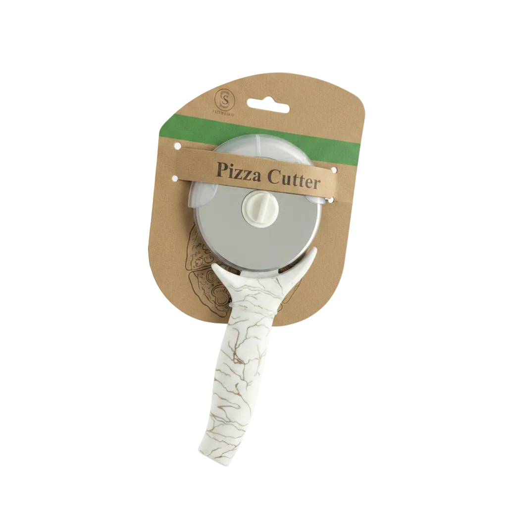 Prersë Pice - Pizza Cutter me Dorezë Mermeri