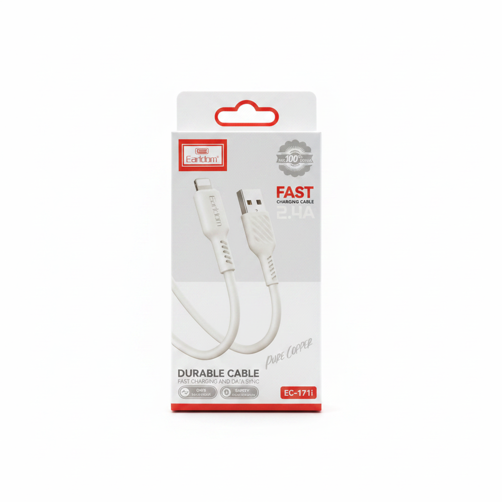Kabllo 2.4A Fast Charging USB-A Lightning Earldom EC-171i