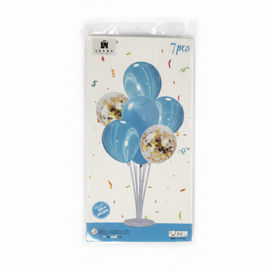 Set Balonash Blu me Mbajtës 7 copë