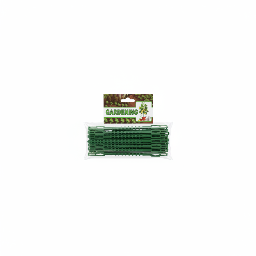Lidhëse Lulesh Plastike të Gjelbra - Plant Ties Garden Cable Ties Reusable CE për Kopsht