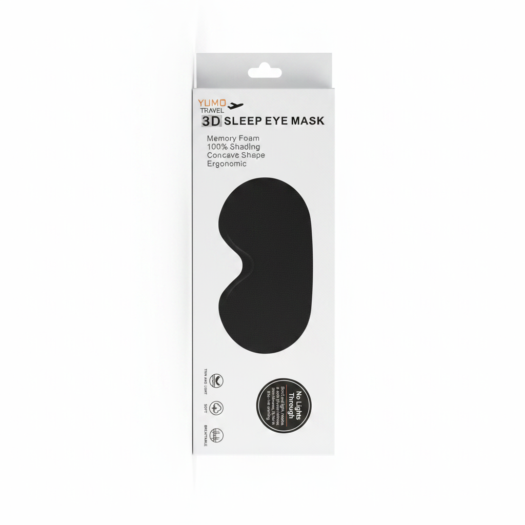 Maskë Gjumi 3D Sleep Eye Mask YUMO Travel - Memory Foam