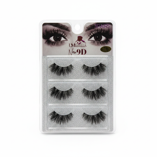 Qerpikë Artificialë 9D - 3 Çifte