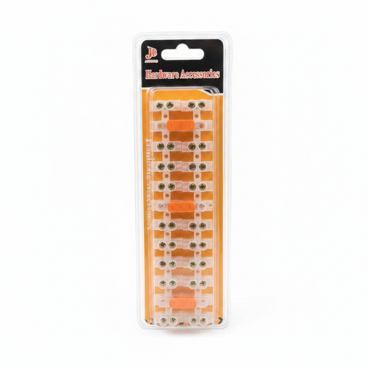 Set Lidhësesh Teli Elektrik 2-pin Transparent - Levë Portokalli
