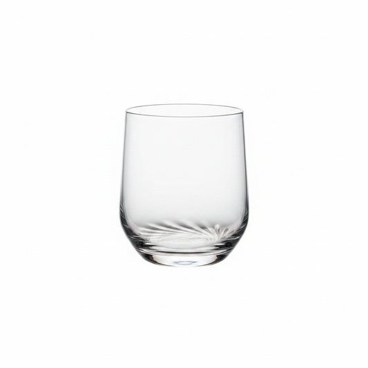 Small Cylindrical Glass with Spiral Base