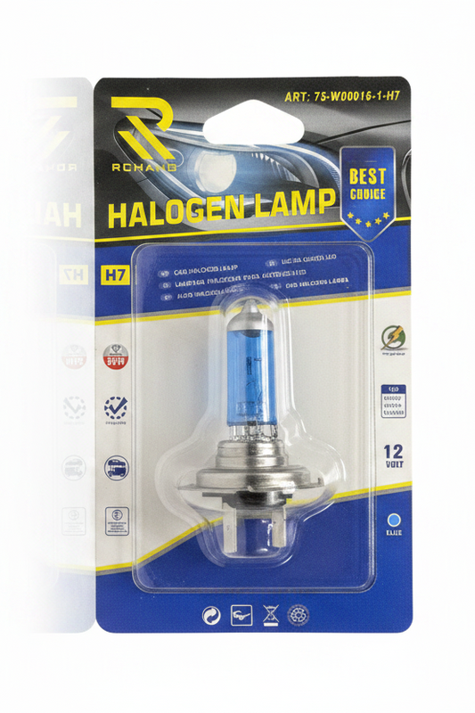 Llambë Halogjen H7 55W 12V - Blue