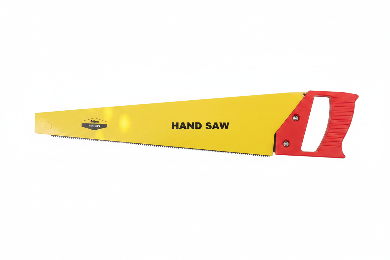 Hand Saw 16 inch Steel Blade with Red Handle CE for Wood Construction