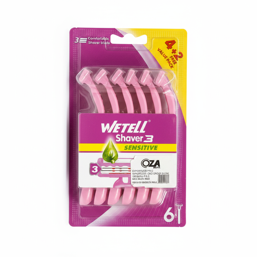 Wetell Shaver 3 Sensitive - Rozë 6 Cope