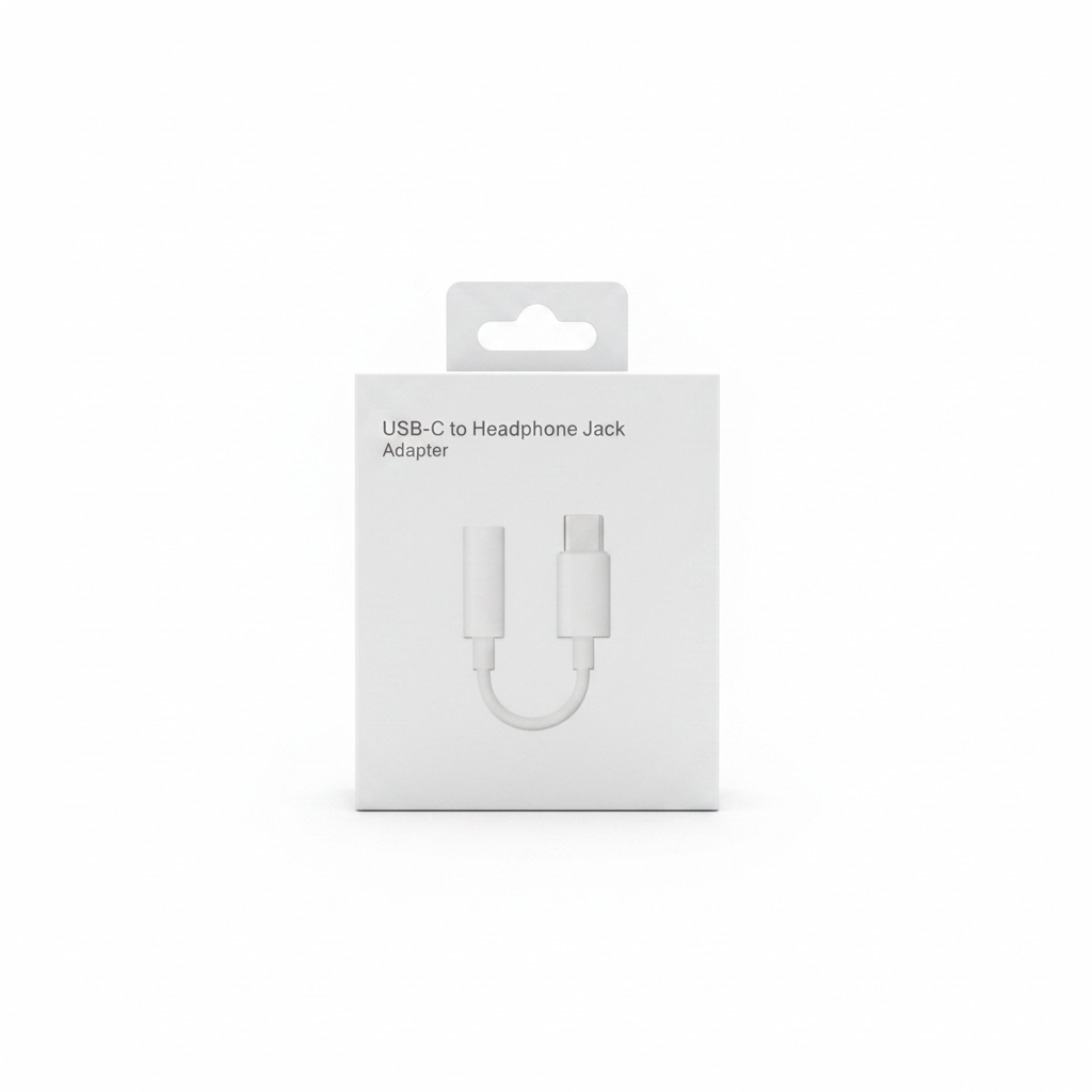 Adapter USB-C në Jack Kufje 3.5mm