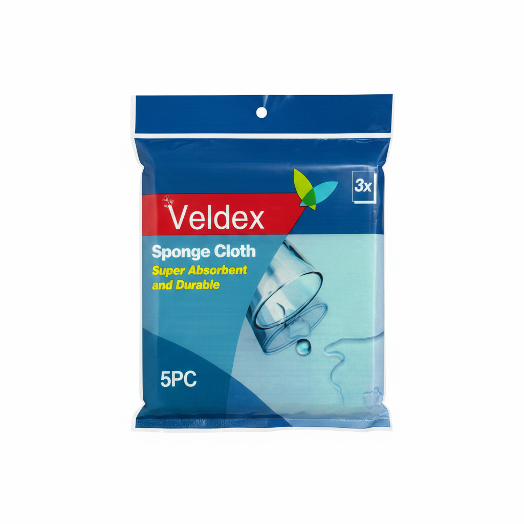 Veldex Sponge Cloth 5 copë Super Absorbent