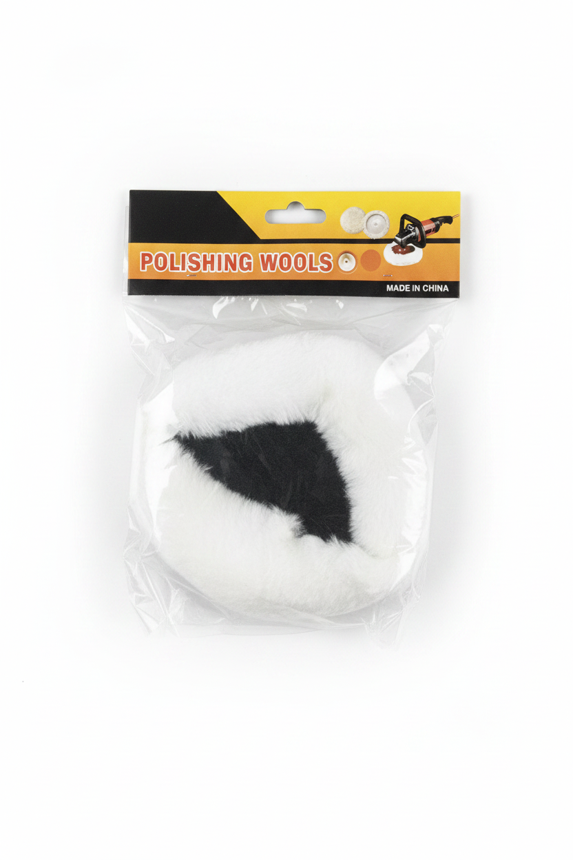 Polishing Wools - Lesh Polishimi i Bardhë Rrumbullak 75mm