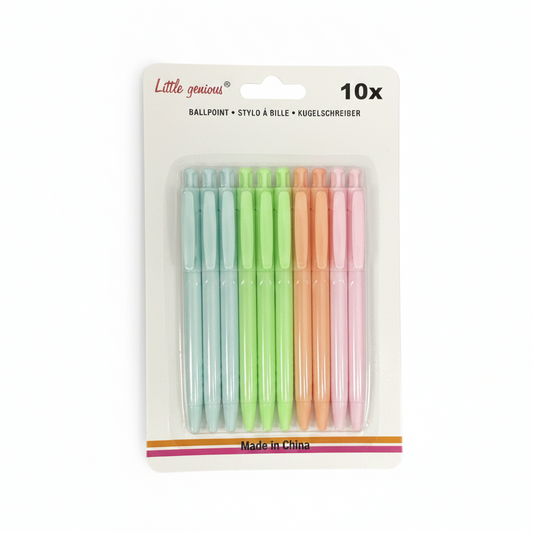 Stilolapsa Ballpoint Pastel 10 cope