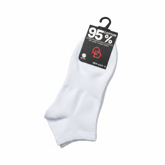 Çorape Burresh Ultra Premium Cotton të Bardha - Madhësia 41-45