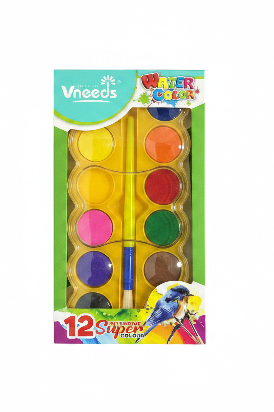 Ngjyra Uji Vneeds 12 ngjyra me Pensel