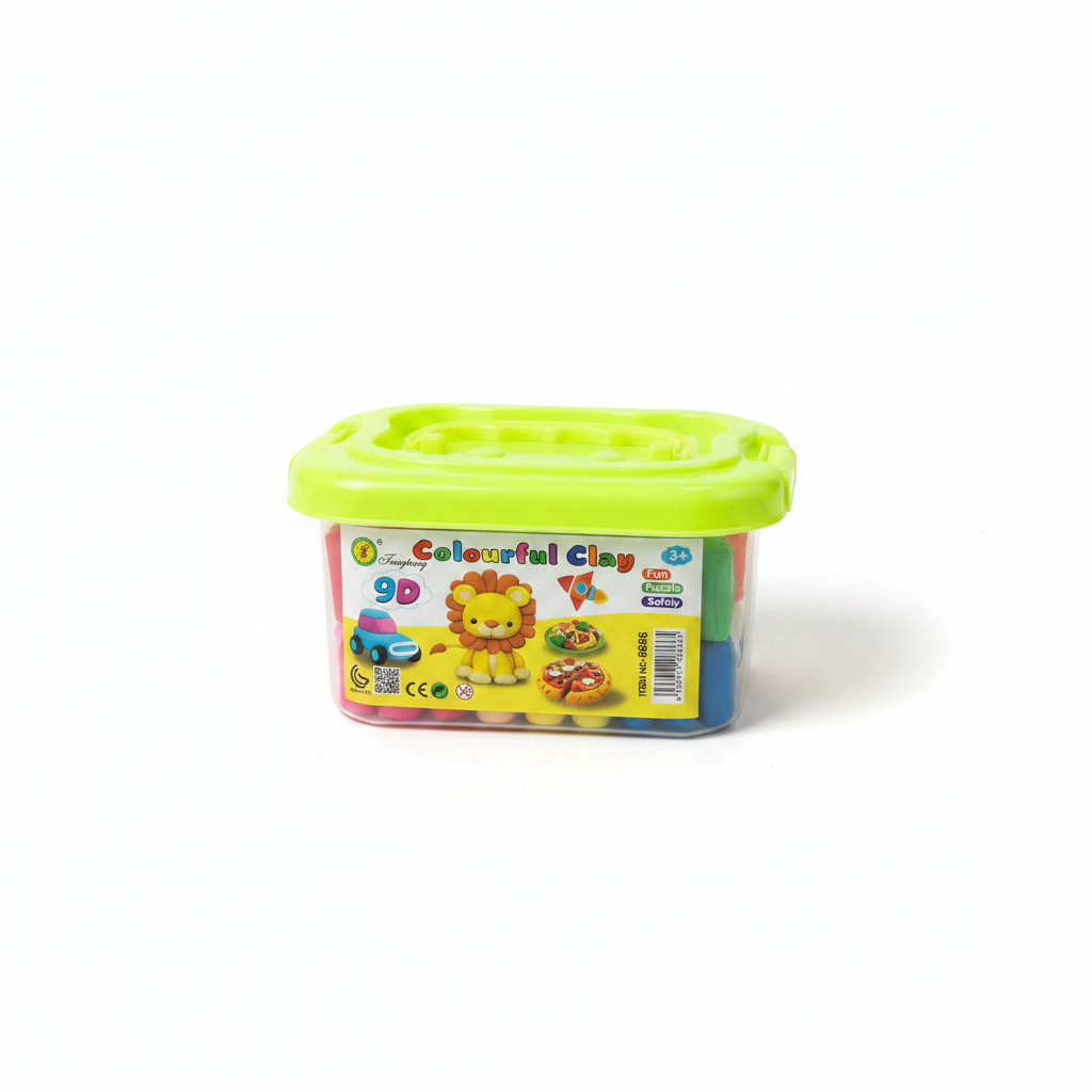 Plastelinë Colourful Clay 9D - Kuti Katrore