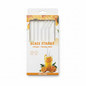 Pipeza Xhami Glass Straws 6 cope + 1 Furce Pastrimi 20cm