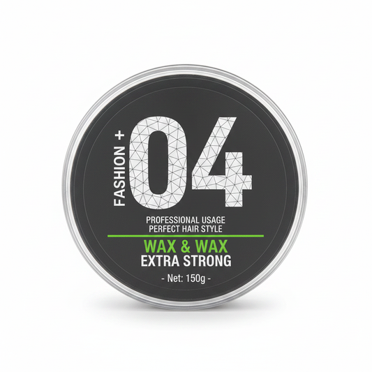 Fashion+ 04 Wax & Wax Extra Strong Hair Wax 150g