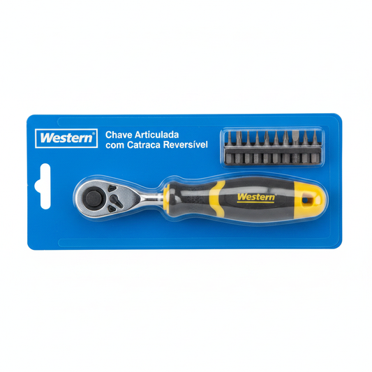 Shurubqëse me Katraqe Këthyese + 18 Bita - Ratchet Screwdriver Kokë e Artikuluar