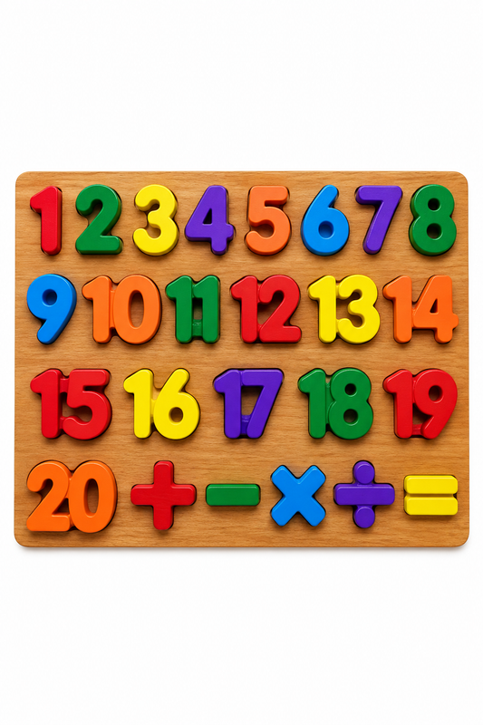 Tabelë Druri Edukative – Numrat 1-20
