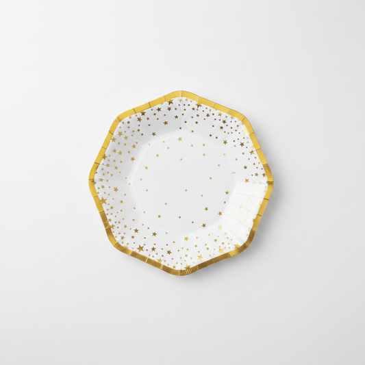 Pjate Letre Feste - Gold Stars 10 PCS