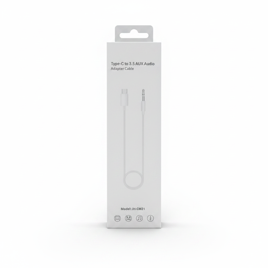 Kabllo Audio Type-C në 3.5mm AUX JH-CM21