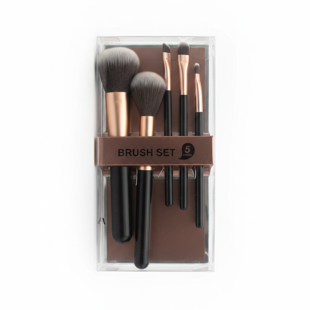 Set Furçash Makeup 5 copë
