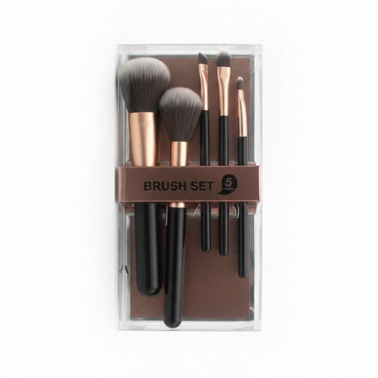 Set Furçash Makeup 5 copë