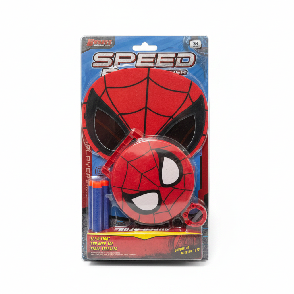 Set Lodër Spiderman — Maskë + Pistoleta