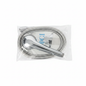 Complete Chrome Shower 100cm - Elegant Shower Head + Steel Hose + Holder