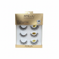 3D Artificial Eyelashes - 3 Pairs