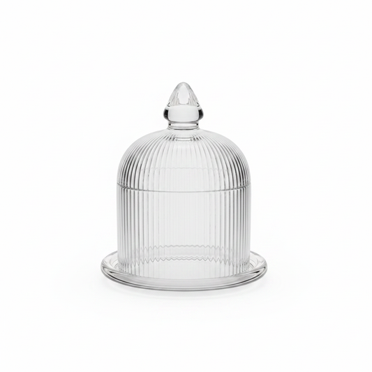 Glass Candy Pot me Kapak — Enë Xhami Dekorative