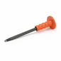 Gozhdues Dalte Celik me Doreze Portokalli - Nail Punch Cold Chisel Safety Handle per Ndertim