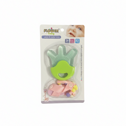 Kafshatëse Dore Silikoni për Bebe - Flower Baby BPA Free
