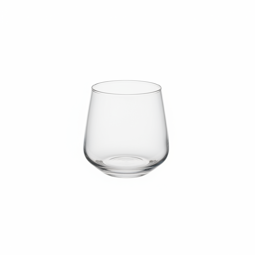 Gotë Qelqi e Rrumbullakët Transparente