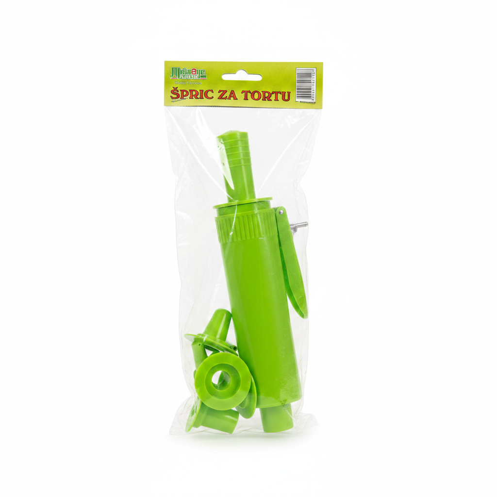 Green Plastic Cake Squeeze Bottle