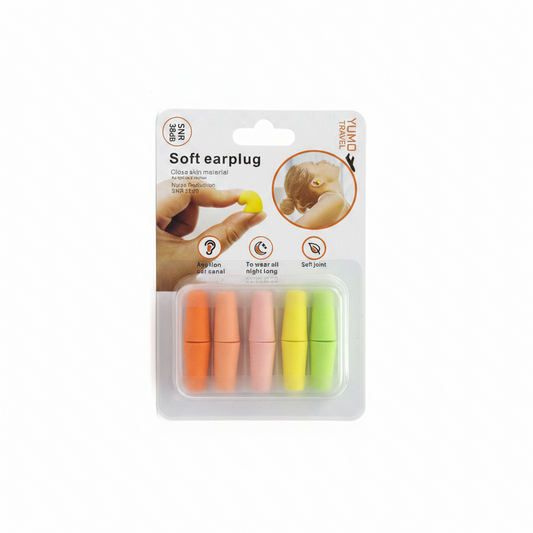 Mbyllëse Veshi Soft Earplug YUMO Travel - 4 Ngjyra