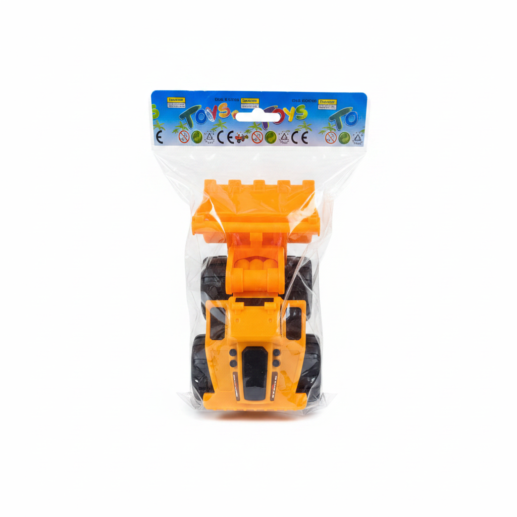 Traktor Lodër Plastik Portokalli