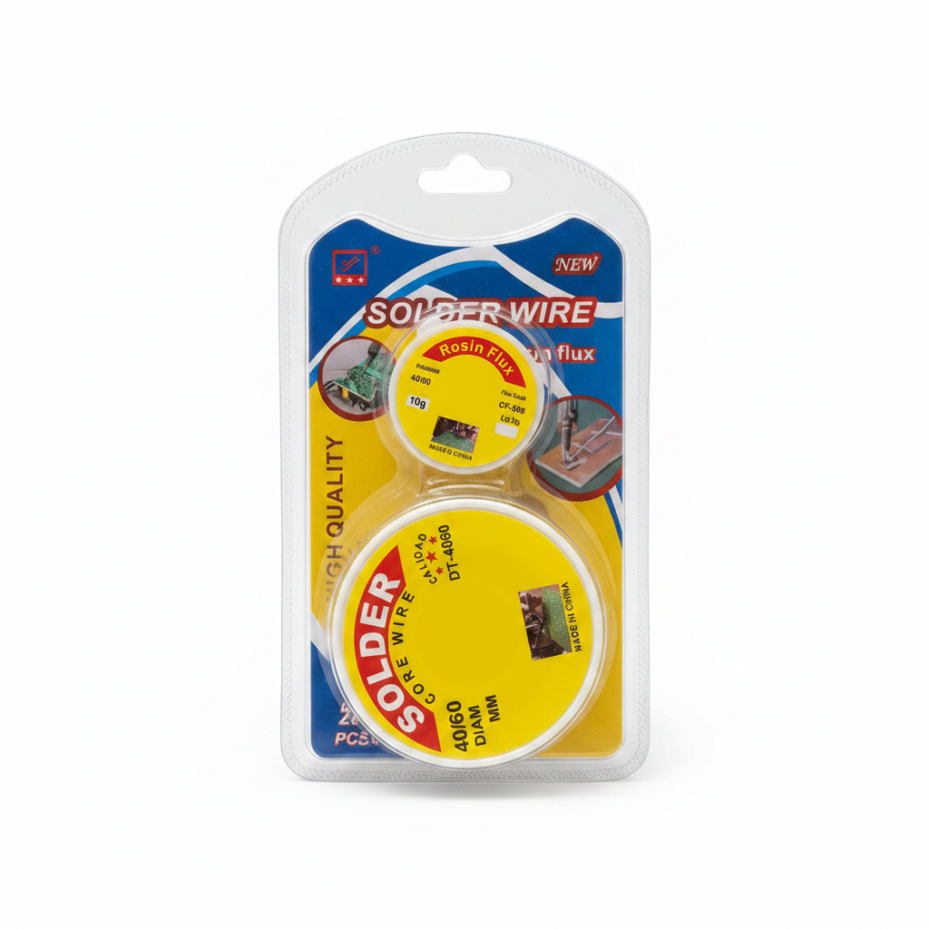 Tel Saldimi 40/60 + Fluks Kolofoni 10g - për Elektronikë