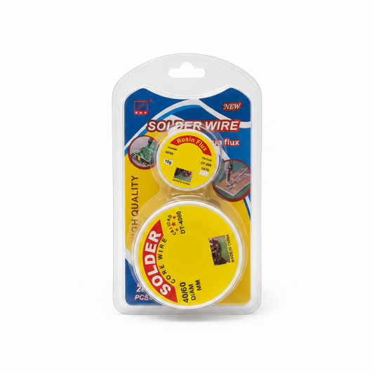 Tel Saldimi 40/60 + Flux Rosin 10g - për Elektronikë