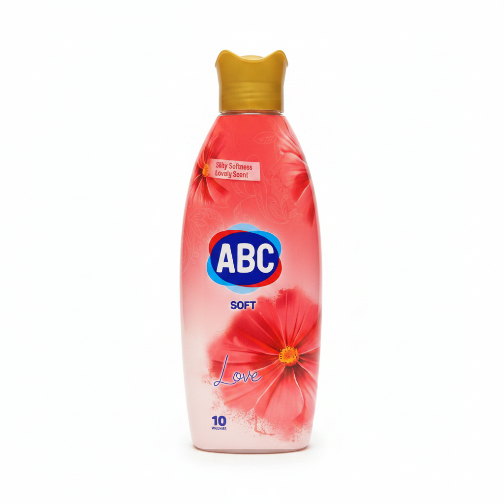 Zbutës Rrobash ABC Soft Love 1000ml - 10 Larje