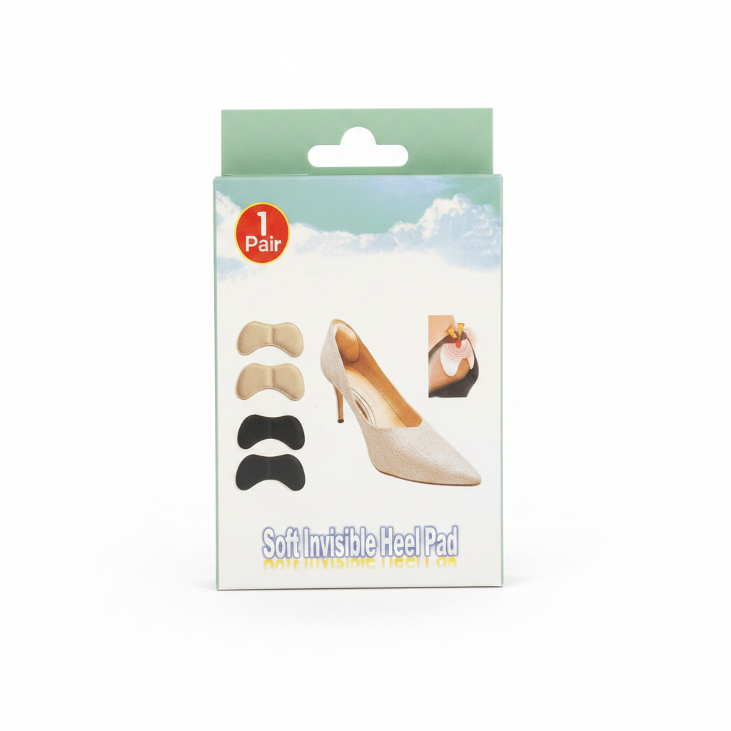Soft Invisible Heel Pad - Jastek per Themer 1 Pair