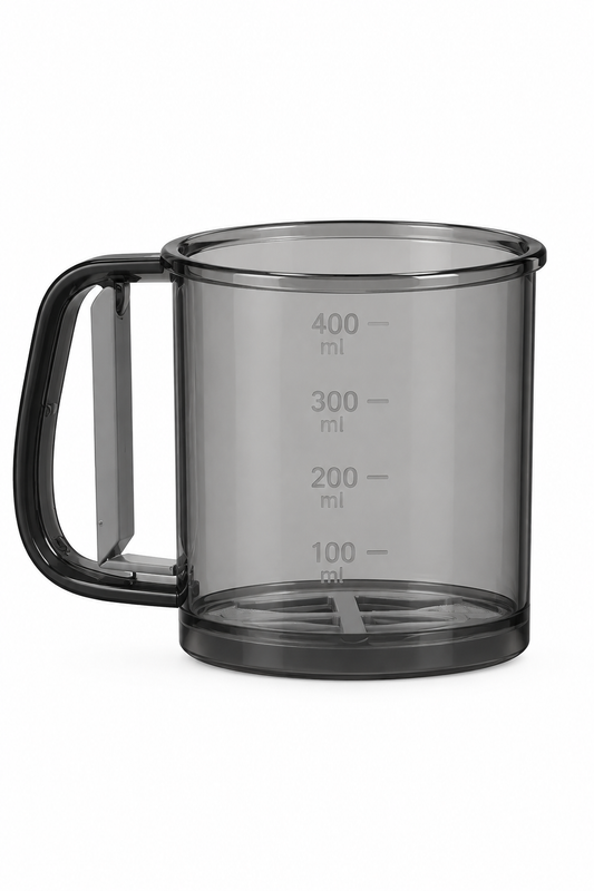 Kupë Matëse Transparente me Dorezë – 400ml