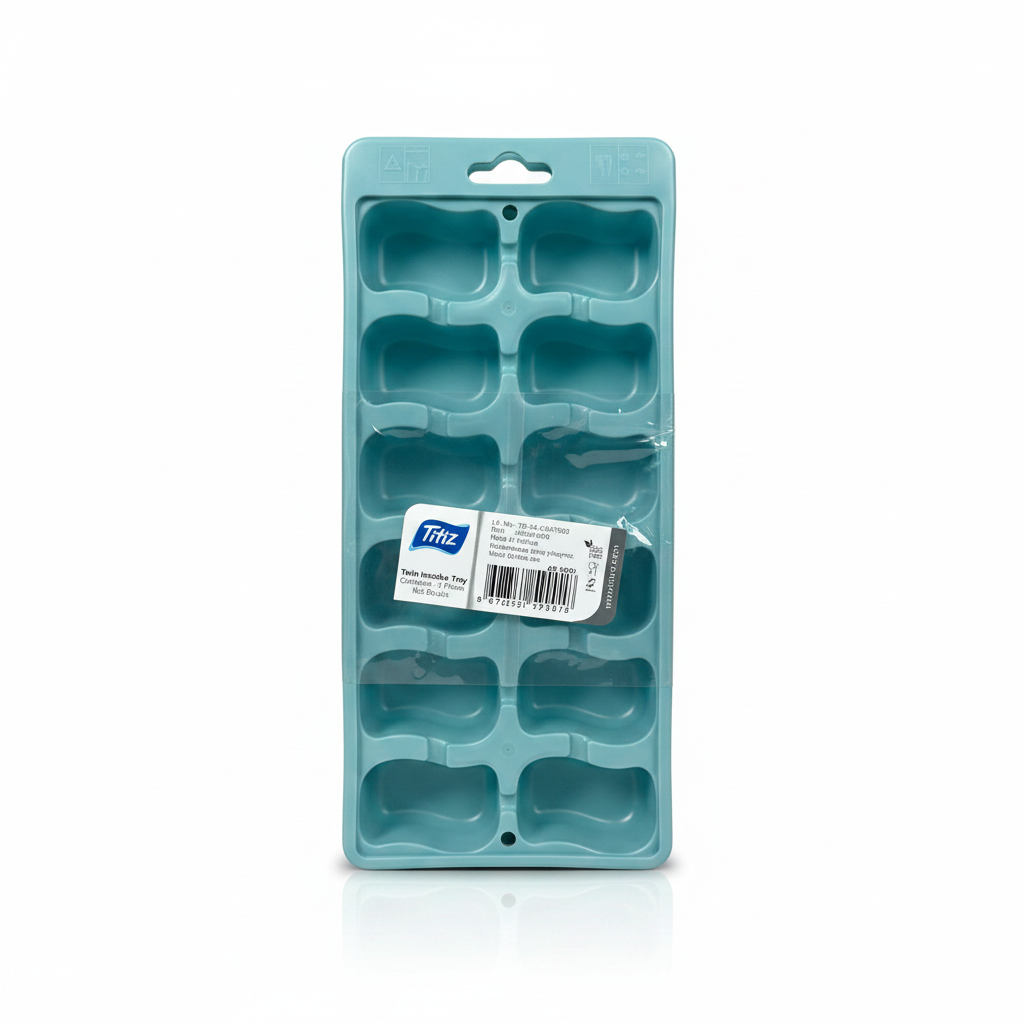 Buzluk Plastike Çift - Titiz Twin Icecube Tray AP-9001