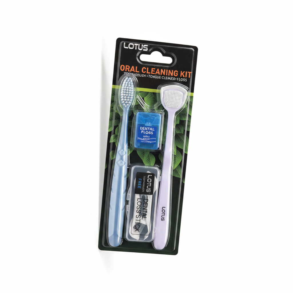 Set Kujdesi Oral - Lotus Oral Cleaning Kit 3 në 1