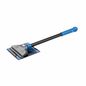 Shpatull Inoks 300mm - Pastrues Profesional me Teh Inoksi të Gjerë me Dorezë Bi-Material Blu-Zi
