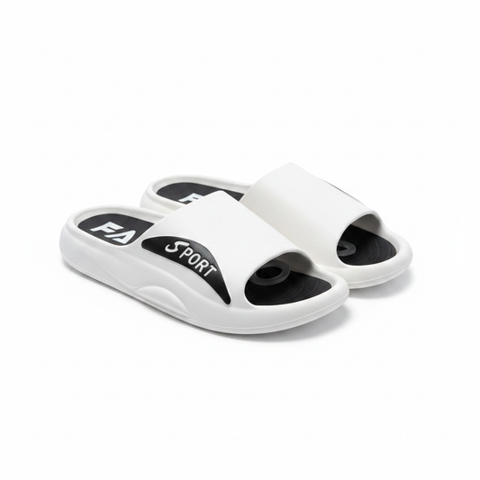 Papuçe Berto 250 — Sport Fashion Bardhë/Zi