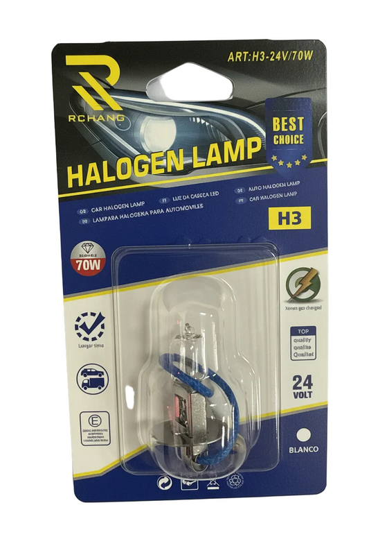 Halogen Lamp H3 24V 70W - 1 copë
